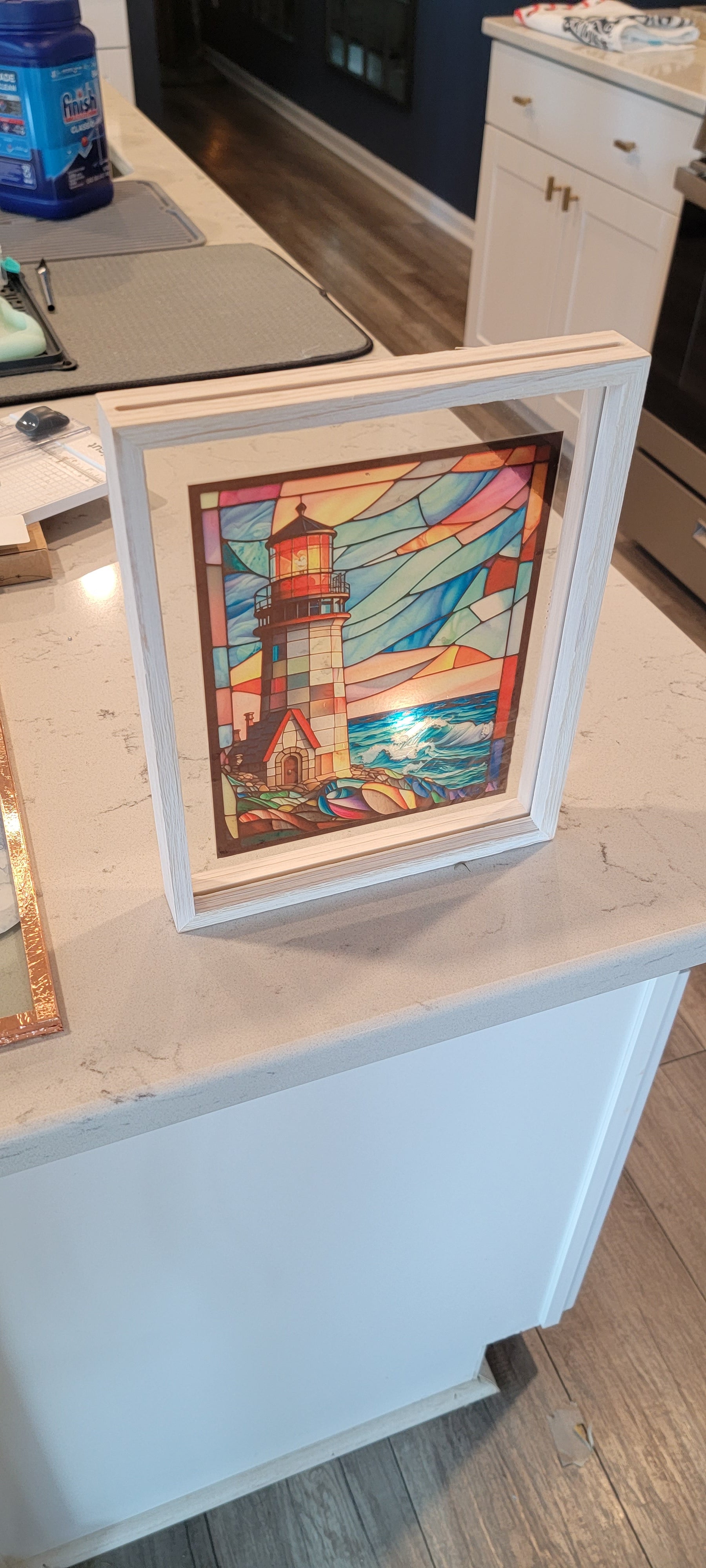 The Lighthouse Stained Glass Art - Thrice Exceptional