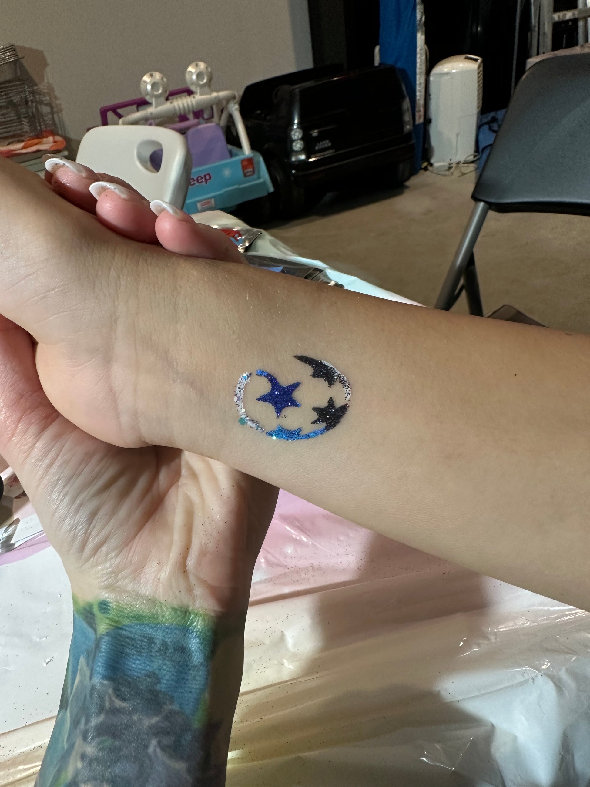 Hire a Glitter Tattoo Artist - Thrice Exceptional