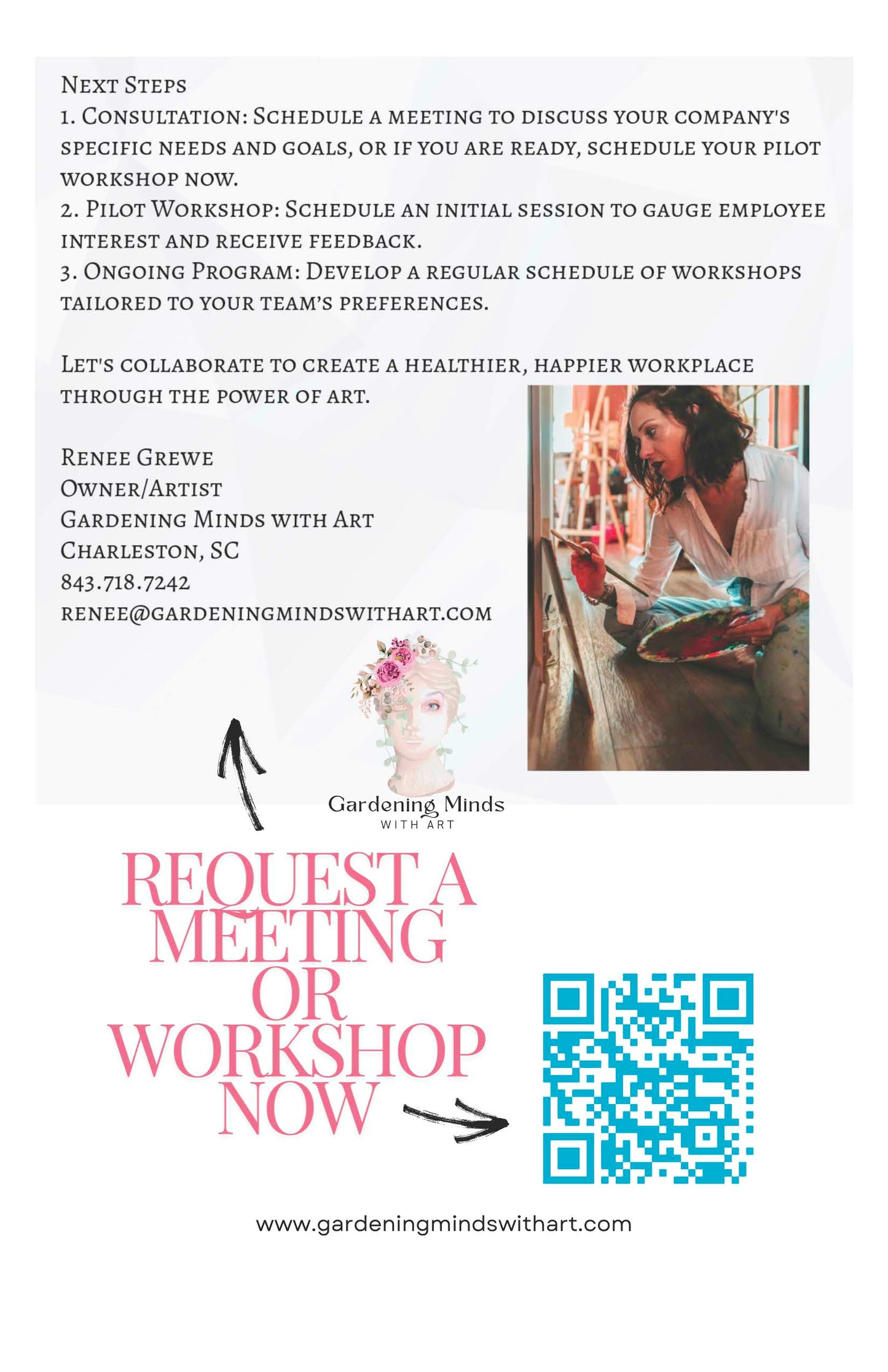 Art Workshops for Businesses - Request Info or Appt