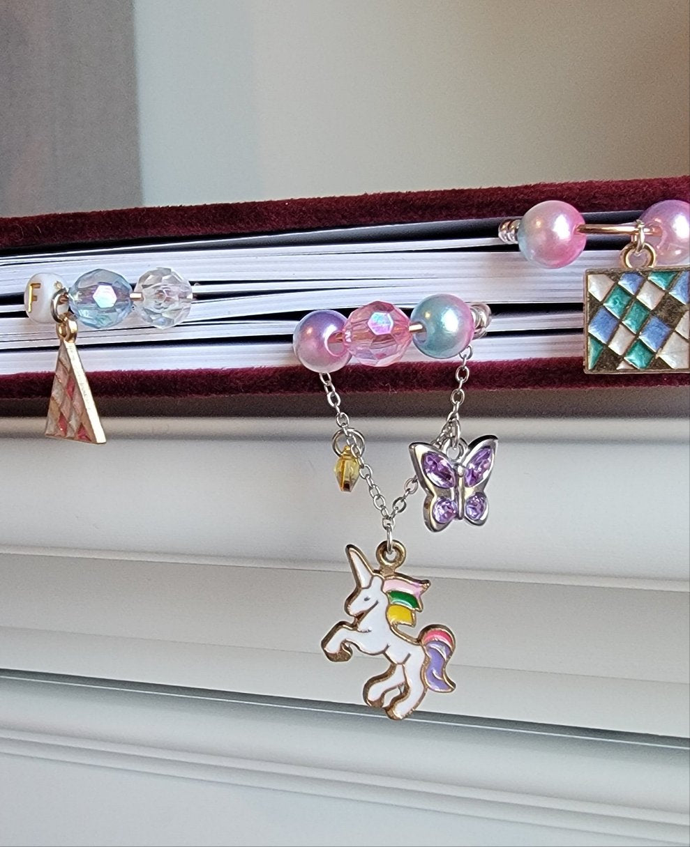 Unicorn Paperclip Bookmark Charms - Thrice Exceptional