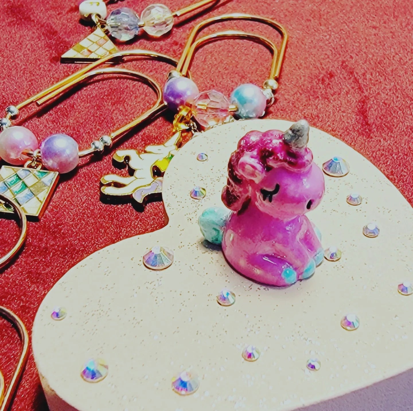 Unicorn Paperclip Bookmark Charms - Thrice Exceptional
