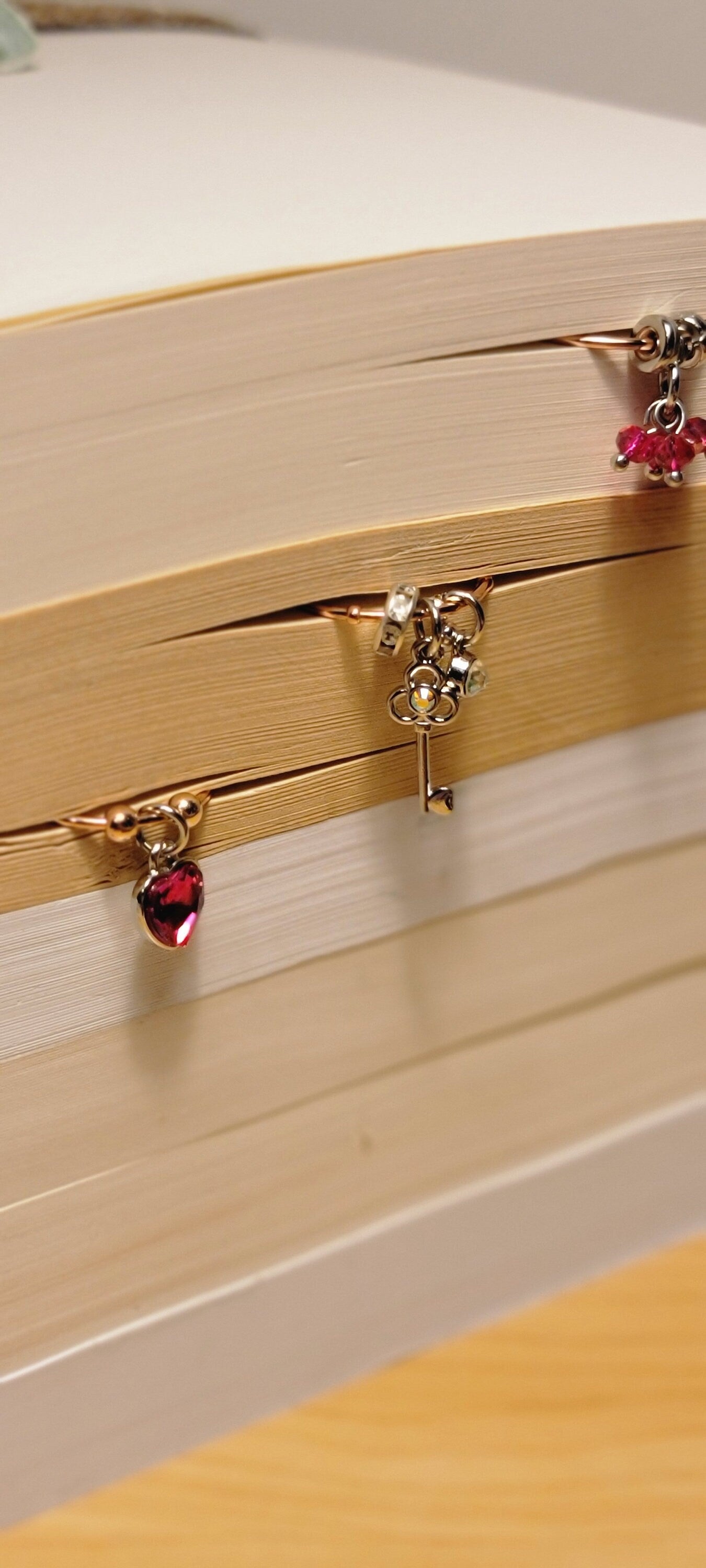 Set of "Love to Love" luxury paperclip charms and bookmarks for planners, agendas, books & binders - Thrice Exceptional